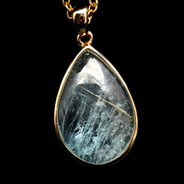 アクアマリン ペンダント 天然石 ネックレス AAA Silver925 1点物 3月 誕生石 藍柱石 パワーストーン ベリル 母の日