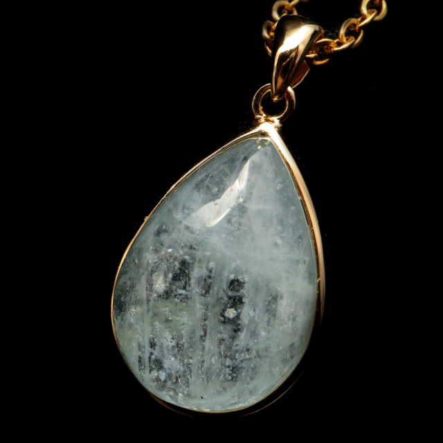 アクアマリン ペンダント 天然石 ネックレス AAA Silver925 1点物 3月 誕生石 藍柱石 パワーストーン ベリル 母の日