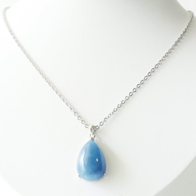 アクアマリン ペンダント Silver925 1点物 マリンブルー
