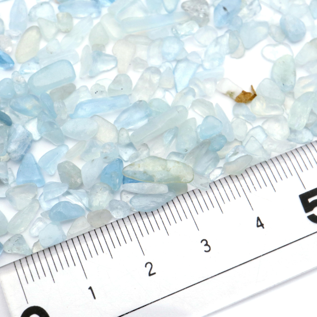 アクアマリン さざれ石 100g サイズ小 ベリル 緑柱石 Aquamarine 天然石 パワーストーン 浄化グッズ