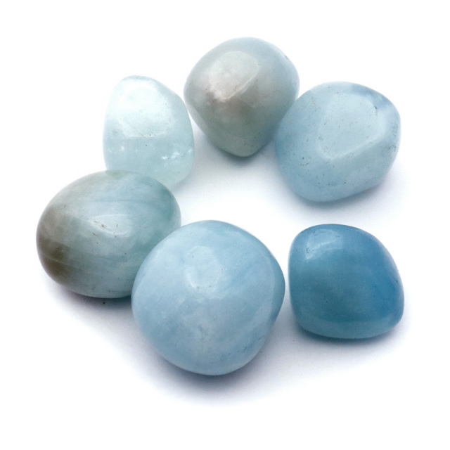 アクアマリン タンブル 150g 緑柱石 Aquamarine 天然石 パワーストーン 浄化 グッズ 3月 誕生石