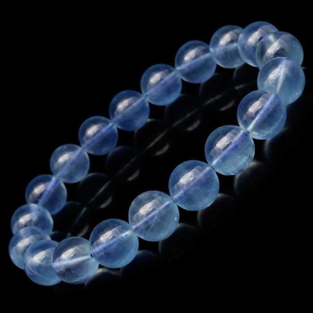 アクアマリン ブレスレット AAA 10mm 3月 誕生石 天然石 パワーストーン 1点もの Aquamarine