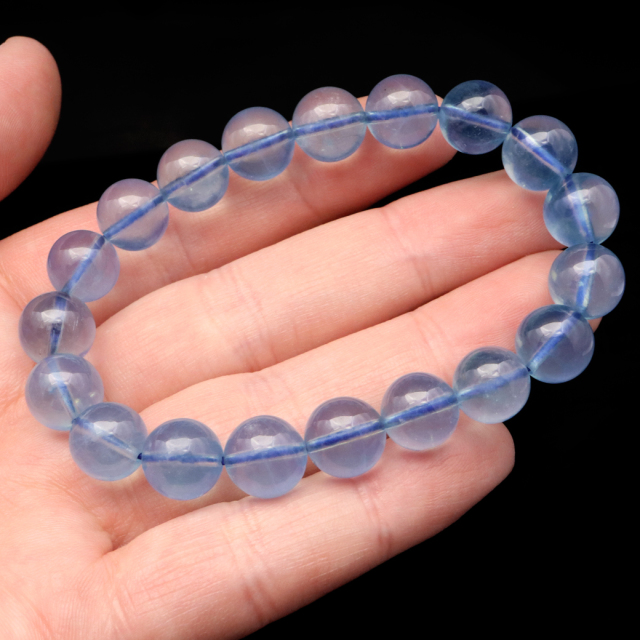 アクアマリン ブレスレット AAA 10mm 3月 誕生石 天然石 パワーストーン 1点もの Aquamarine