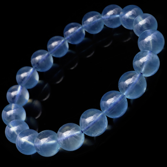 アクアマリン ブレスレット AAA 10mm 3月 誕生石 天然石 パワーストーン 1点もの Aquamarine