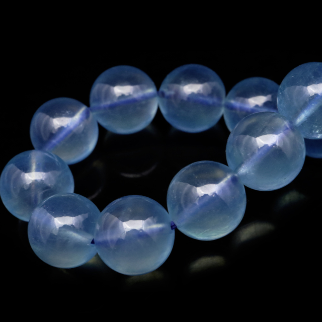 アクアマリン ブレスレット AAA 10mm 3月 誕生石 天然石 パワーストーン 1点もの Aquamarine