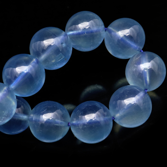 アクアマリン ブレスレット AAA 10mm 3月 誕生石 天然石 パワーストーン 1点もの Aquamarine