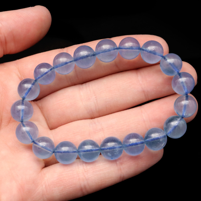 アクアマリン ブレスレット AAA 10mm 3月 誕生石 天然石 パワーストーン 1点もの Aquamarine