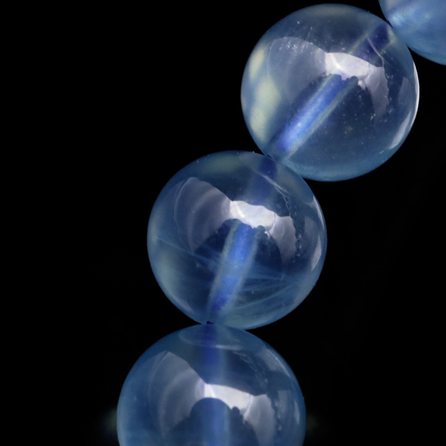 アクアマリン ブレスレット AAA 10.5mm 3月 誕生石 天然石 パワーストーン 1点もの Aquamarine