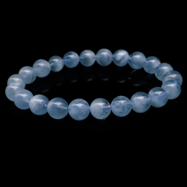 アクアマリン ブレスレット 8mm 3月 誕生石 ベリル 藍玉 天然石 パワーストーン バレンタイン 贈り物 プレゼント ギフト 贈り物