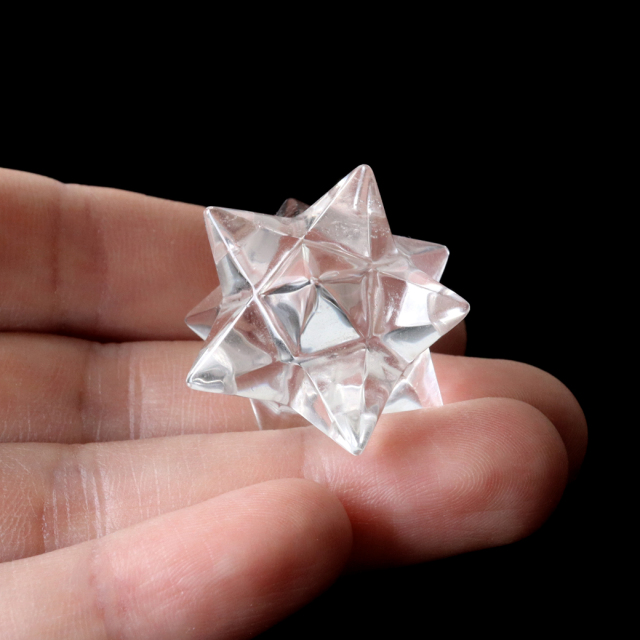レムリアンシード アステロイド Sサイズ AAA 神聖幾何学 星型12面体 マカバスター 水晶 天然石 ブラジル バイーア産