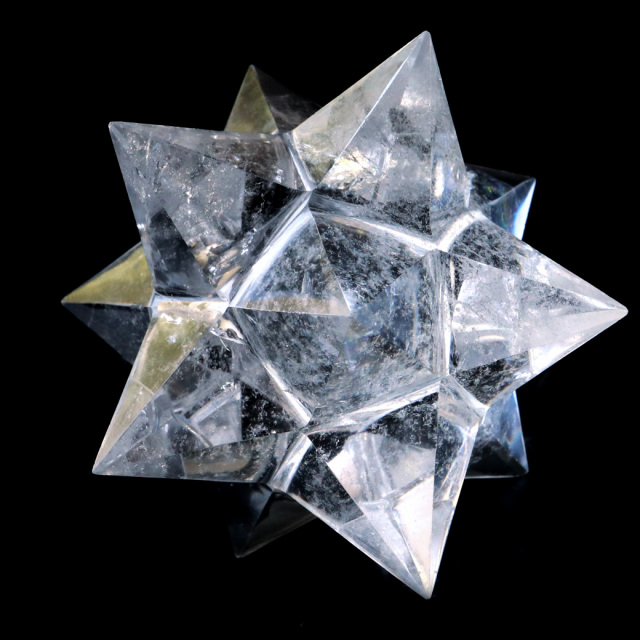 レムリアンシード アステロイド Lサイズ AAA 神聖幾何学 星型12面体 マカバスター 水晶 天然石 ブラジル バイーア産 スピリチュアル