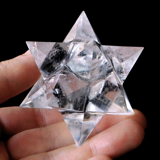 レムリアンシード アステロイド Lサイズ AAA 神聖幾何学 星型12面体 マカバスター 水晶 天然石 ブラジル バイーア産 スピリチュアル