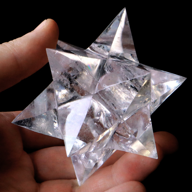 レムリアンシード アステロイド Lサイズ AAA 神聖幾何学 星型12面体 マカバスター 水晶 天然石 ブラジル バイーア産 スピリチュアル