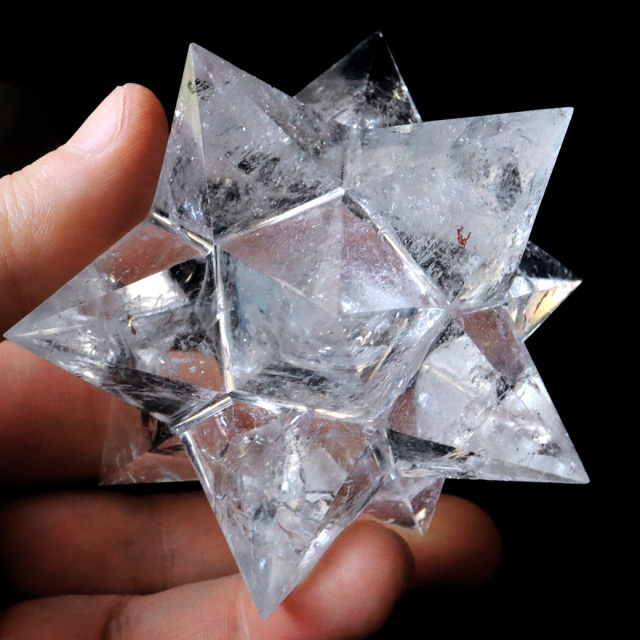 レムリアンシード アステロイド Lサイズ AAA 神聖幾何学 星型12面体 マカバスター 水晶 天然石 ブラジル バイーア産 スピリチュアル