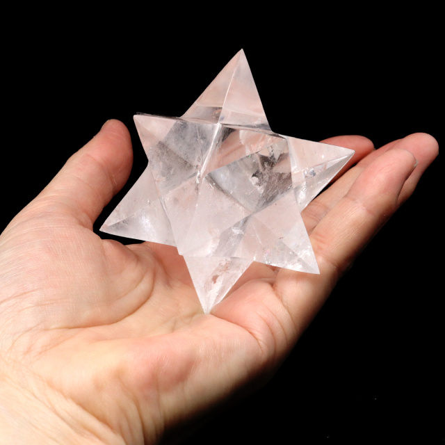 レムリアンシード アステロイド Lサイズ 5A 1点もの 虹入り 神聖幾何学 星型12面体 マカバスター 水晶