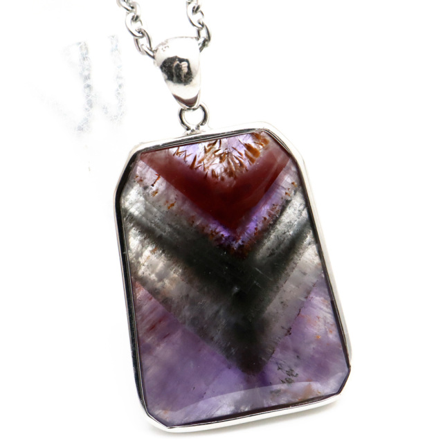 オーラライト23 ペンダント 天然石 ネックレス 鉱物がびっしり AAA Silver925 1点物