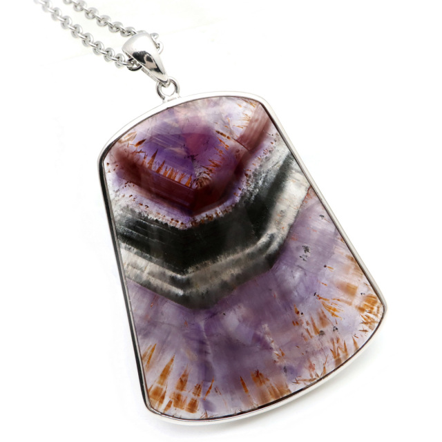 オーラライト23 ペンダント 天然石 ネックレス 鉱物がびっしり AAA Silver925 1点物