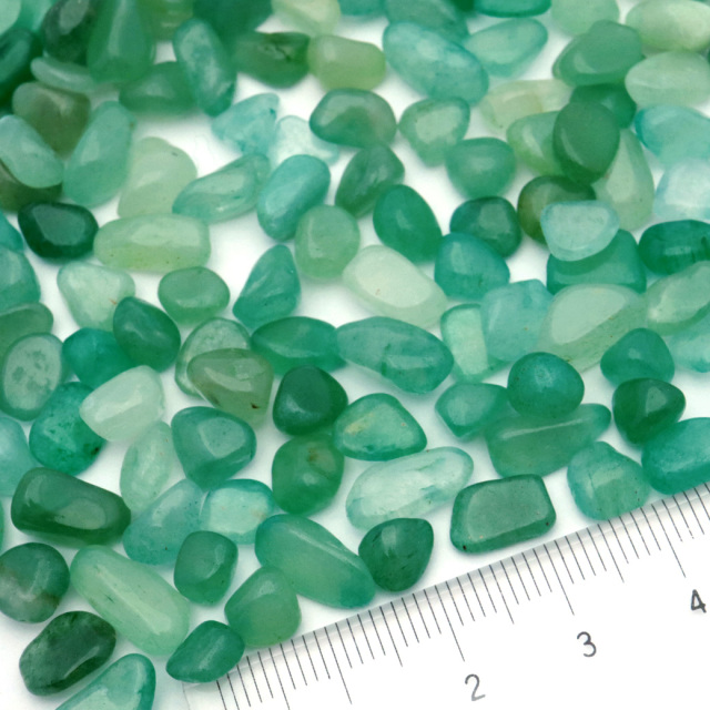 グリーン アベンチュリン 中粒 さざれ石 100g インド翡翠 天然石