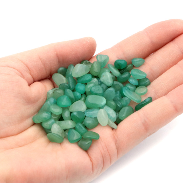 グリーン アベンチュリン 中粒 さざれ石 100g インド翡翠 天然石 パワーストーン 浄化グッズ 5月 誕生石 母の日