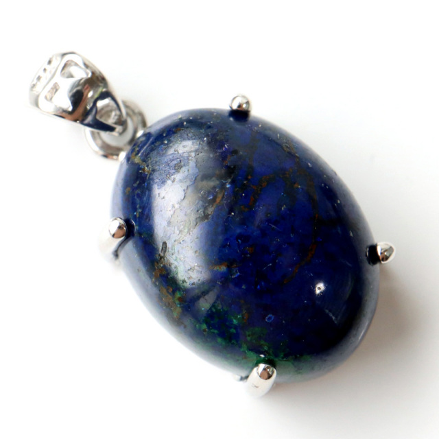 アズライトペンダント 1点物 Silver925 アジュライト 天然石
