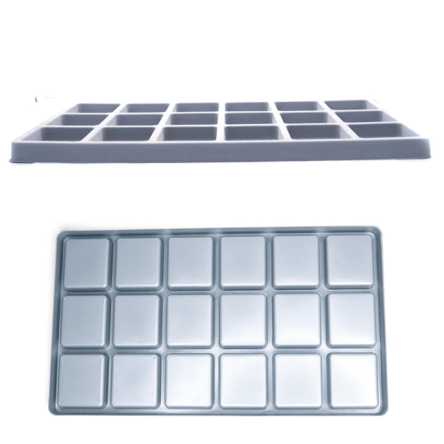 ビーズ パーツ トレイ 18マス ボード ピアス ブレスレット ネックレス 作成 デザイナー アクセサリー ビーズ パーツ ハンドメイド