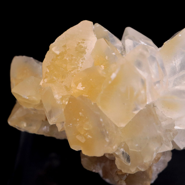 イエロー カルサイト クラスター 雲南省 52g 台付き 1点もの 天然石