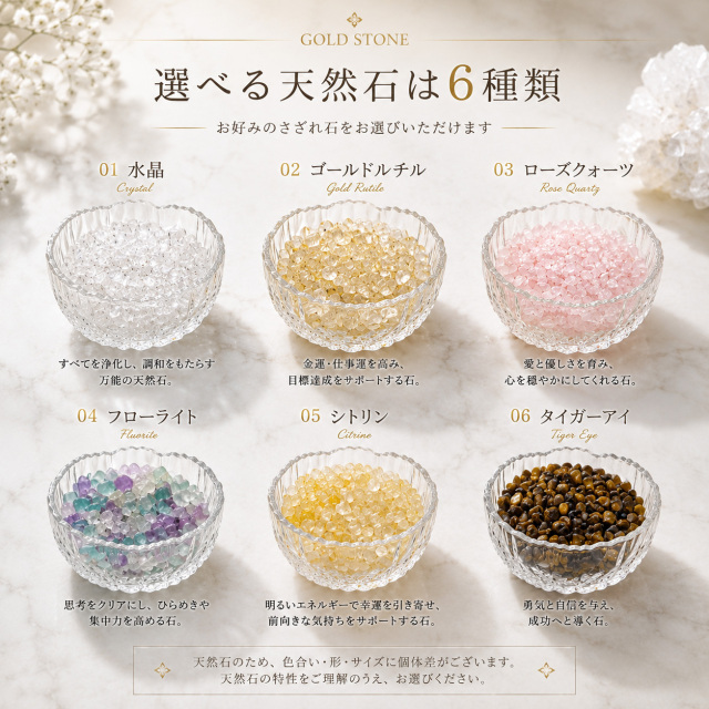 天然石 浄化セット キャニスター 水晶ポイント さざれ300g付き 選べる6