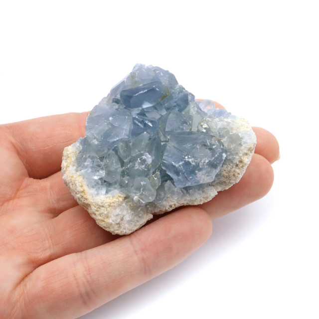 セレスタイト 原石 140-170g前後 1個売り クラスター マダガスカル産 天青石 パワーストーン 天然石
