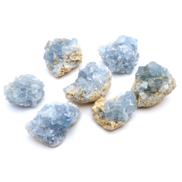 セレスタイト 原石 140-170g前後 1個売り クラスター マダガスカル産 天青石 パワーストーン 天然石