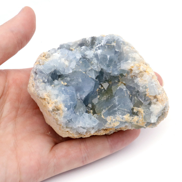 セレスタイト 原石 クラスター マダガスカル産 天青石 パワーストーン 天然石 1点もの 天の石 Celestite