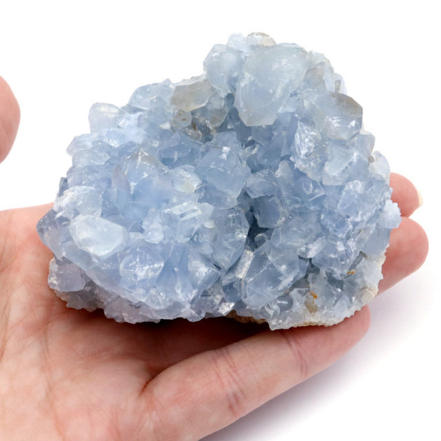 セレスタイト 原石 クラスター マダガスカル産 天青石 パワーストーン 天然石 1点もの 天の石 Celestite