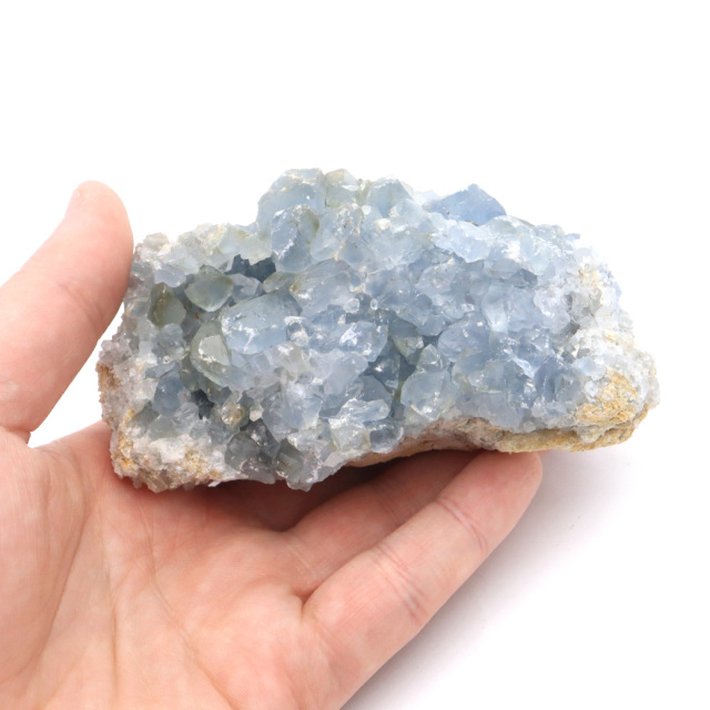 セレスタイト 原石 クラスター マダガスカル産 天青石 パワーストーン 天然石 1点もの 天の石 Celestite