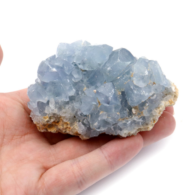 セレスタイト 原石 クラスター マダガスカル産 天青石 パワーストーン 天然石 1点もの 天の石 Celestite