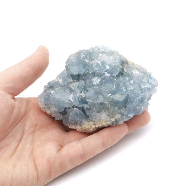 セレスタイト 原石 クラスター マダガスカル産 天青石 パワーストーン 天然石 1点もの 天の石 Celestite