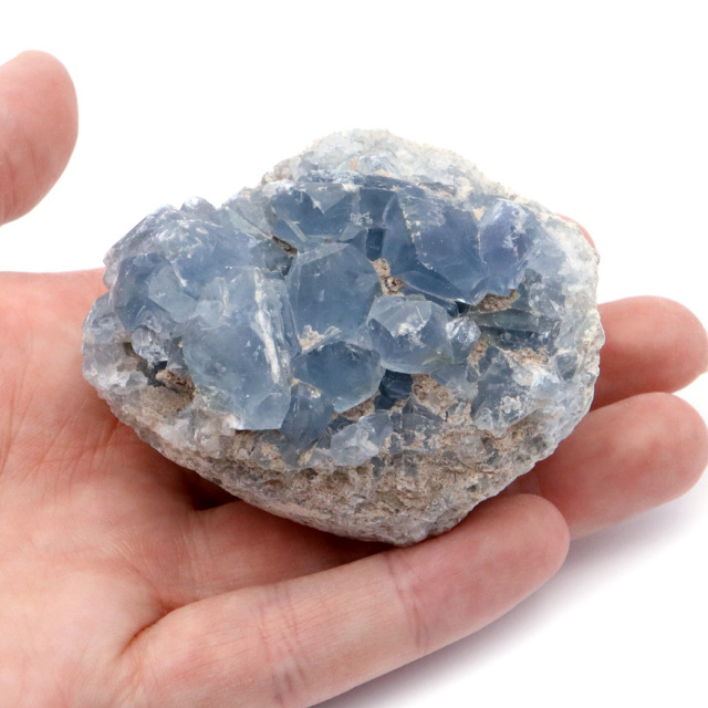 セレスタイト 原石 クラスター マダガスカル産 天青石 パワーストーン 天然石 1点もの 天の石 Celestite