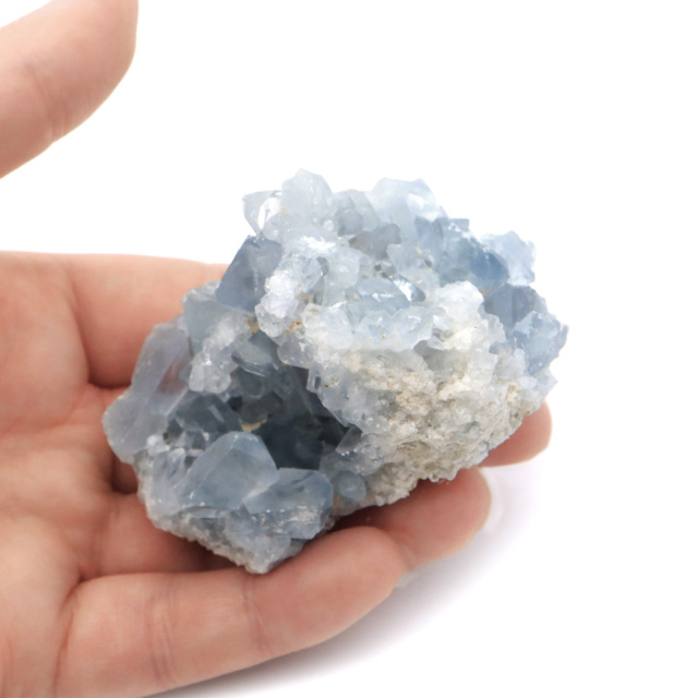セレスタイト 原石 クラスター マダガスカル産 天青石 パワーストーン 天然石 1点もの 天の石 Celestite