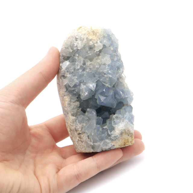セレスタイト 原石 クラスター マダガスカル産 天青石 パワーストーン 天然石 1点もの 天の石 Celestite