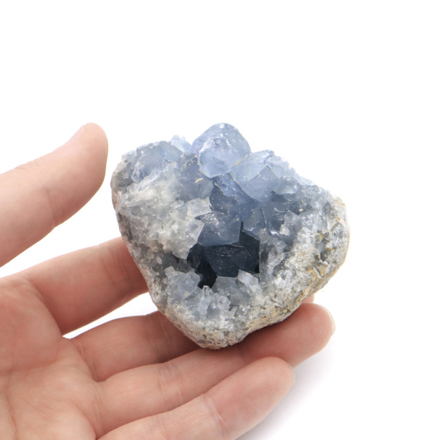 セレスタイト 原石 クラスター マダガスカル産 天青石 パワーストーン 天然石 1点もの 天の石 Celestite