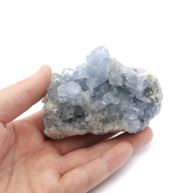 セレスタイト 原石 クラスター マダガスカル産 天青石 パワーストーン 天然石 1点もの 天の石 Celestite
