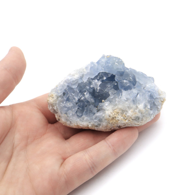 セレスタイト 原石 クラスター マダガスカル産 天青石 パワーストーン 天然石 1点もの 天の石 Celestite
