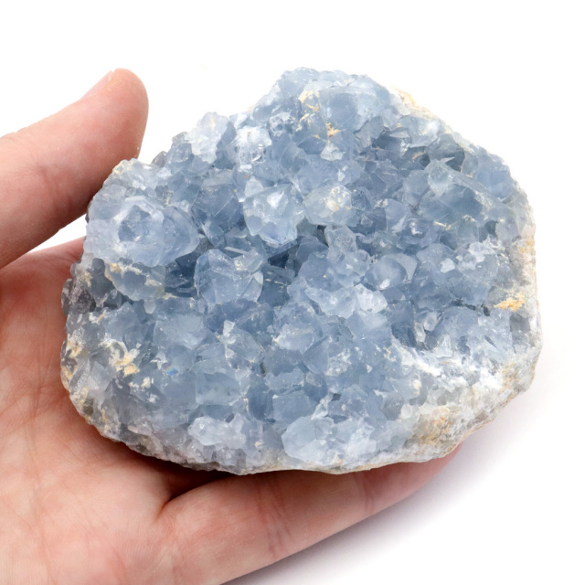セレスタイト 原石 クラスター マダガスカル産 天青石 パワーストーン 天然石 1点もの 天の石 Celestite