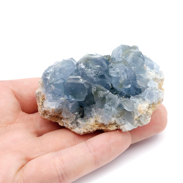 セレスタイト 原石 クラスター マダガスカル産 天青石 パワーストーン 天然石 1点もの 天の石 Celestite