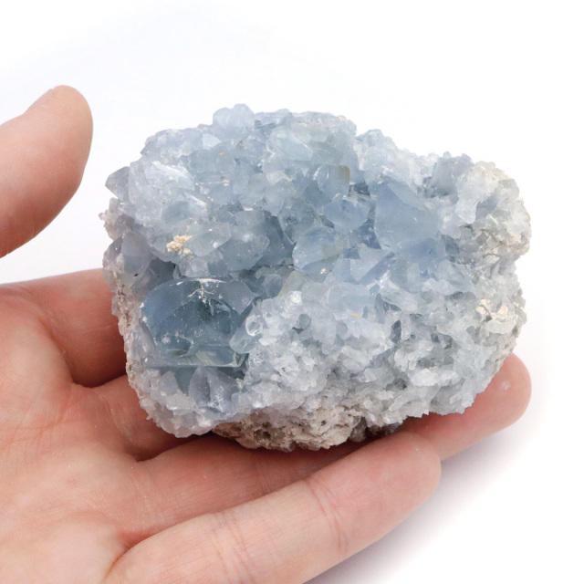 セレスタイト 原石 クラスター マダガスカル産 天青石 パワーストーン 天然石 1点もの 天の石 Celestite