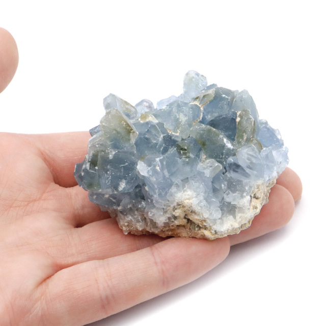 セレスタイト 原石 クラスター マダガスカル産 天青石 パワーストーン 天然石 1点もの 天の石 Celestite