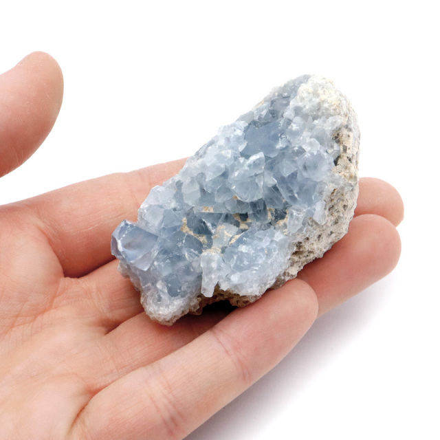 セレスタイト 原石 クラスター マダガスカル産 天青石 パワーストーン 天然石 1点もの 天の石 Celestite