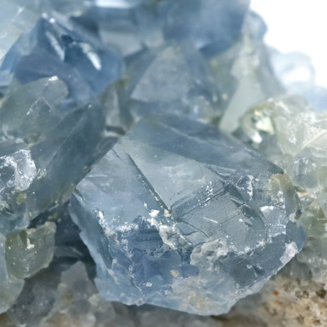 セレスタイト 原石 クラスター マダガスカル産 天青石 パワーストーン 天然石 1点もの 天の石 Celestite