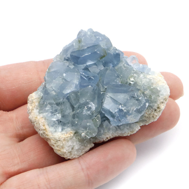 セレスタイト 原石 クラスター マダガスカル産 天青石 パワーストーン 天然石 1点もの 天の石 Celestite
