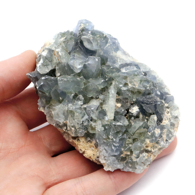 セレスタイト 原石 429g クラスター マダガスカル産 天青石