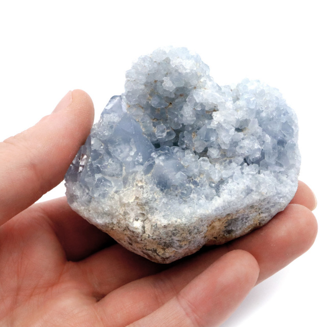 セレスタイト 原石 クラスター マダガスカル産 天青石 パワーストーン 天然石 1点もの 天の石 Celestite