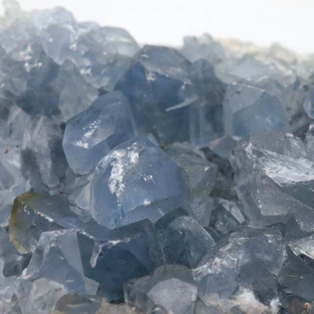 セレスタイト 原石 クラスター マダガスカル産 天青石 パワーストーン 天然石 1点もの 天の石 Celestite